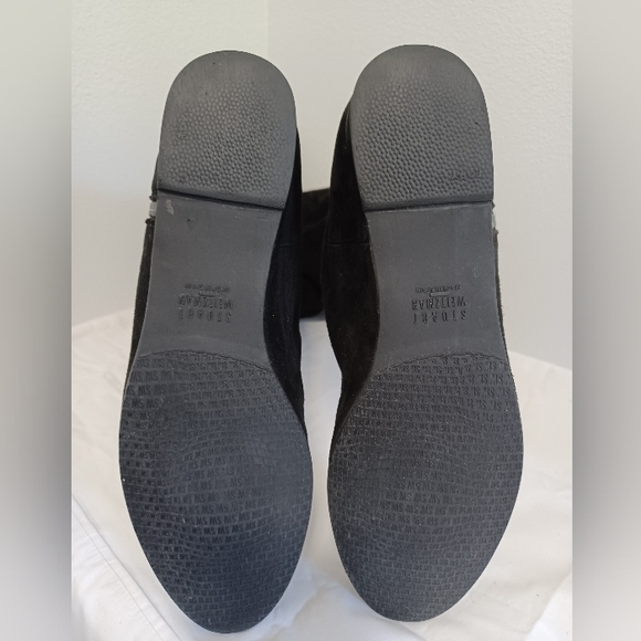 Stuart Weitzman Tall black suede boots size 9M MADE IN SPAIN - Picture 9 of 15